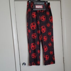 Marvel's Miles Morales Black and Red Web Sleep/ Lounge Pants